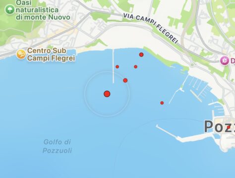 Ecco la magnitudo della scossa a Napoli delle 22.00