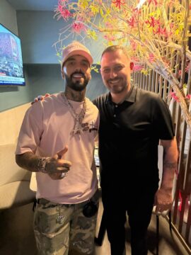 Anuel AA a cena da El Sombrero by Agostino Massa:  dopo 50 Cent, un altro protagonista della musica mondiale sceglie lo storico locale napoletano