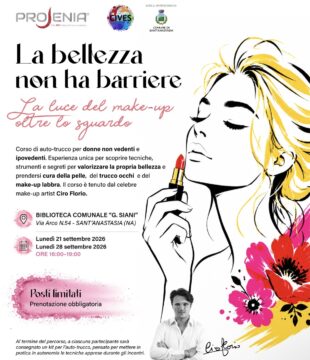 “La bellezza non ha barriere”: con Ciro Florio il make-up diventa strumento di autonomia e inclusione
