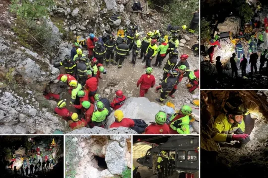 Frana in Sardegna, speleologo bloccato in una grotta da 16 ore: continuano le operazioni di soccorso