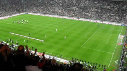 L'Allianz Stadium di Torino, sede del match con l'arbitro Juventus-Napoli Sozza