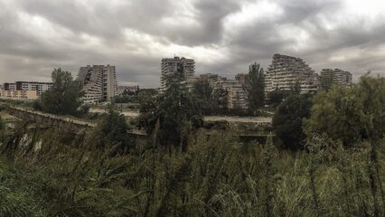 Restart Scampia, le Vele di Scampia a Napoli viste dall'esterno